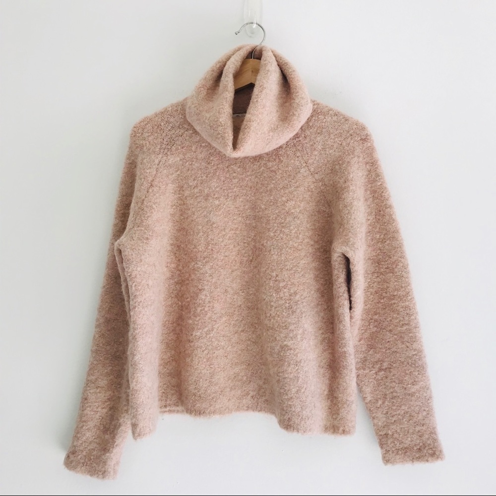 Madewell Roundtrip Fuzzy Soft Turtleneck Sweater S - image 8
